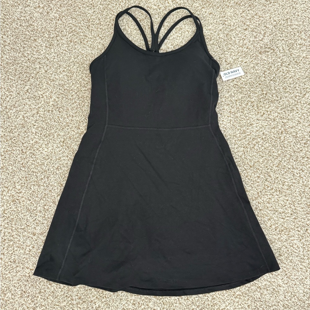 🆕 NWT Old Navy athletic dress/skort black womens size Medium